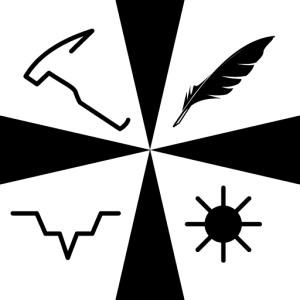 Four Corners Geological Society logo black