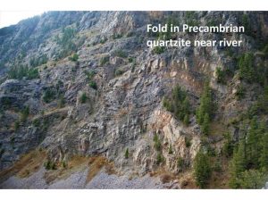Fold in Precambrian Uncompaghre Quartzite